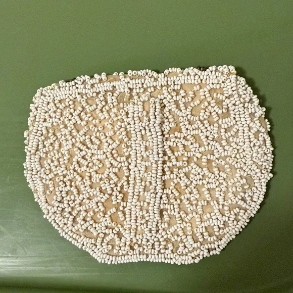 Antique Beaded Purse 1930’s. Handmade in Belgium. - Picture 2 of 6